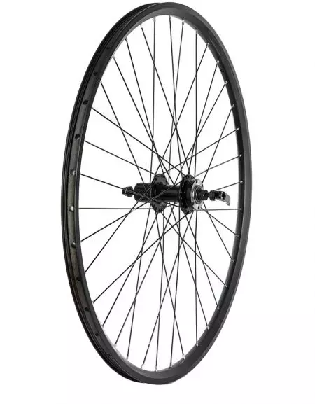 Koło rowerowe 29" tył kaseta 6 śrub QR piasta Shimano czarne - K29-TD-S-CCQRSHIM - K29-TD-S-CCQRSHIM