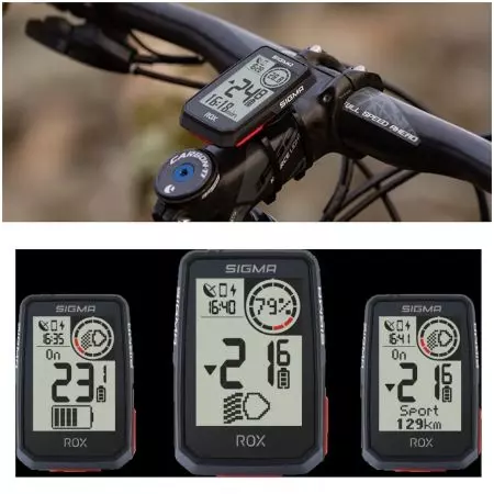 Licznik rowerowy Sigma ROX 2.0 Endurance czarny - X1054