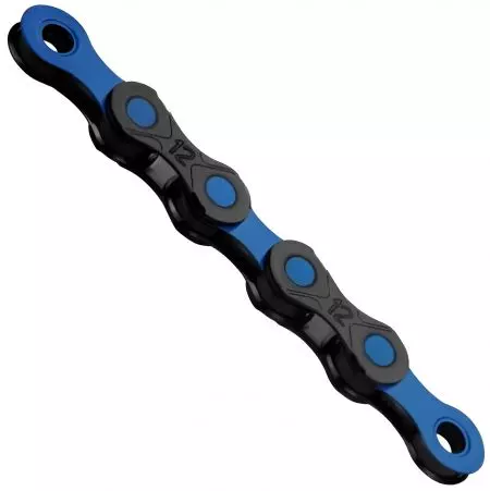 Łańcuch rowerowy 12s KMC DLC 12 126L czarno-niebieski - BD12BB126 - BD12BB126