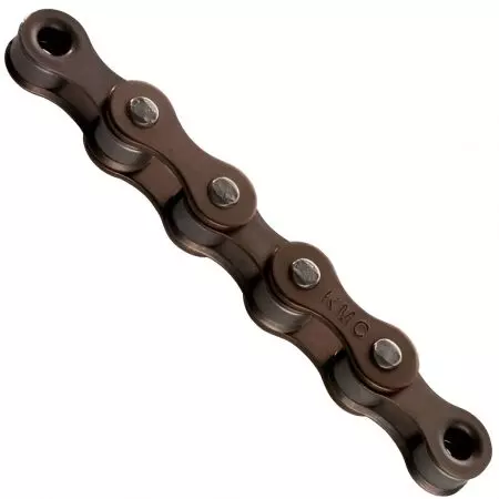 Łańcuch rowerowy 1s KMC S1 112L brązowy - WPS1WB112 - WPS1WB112