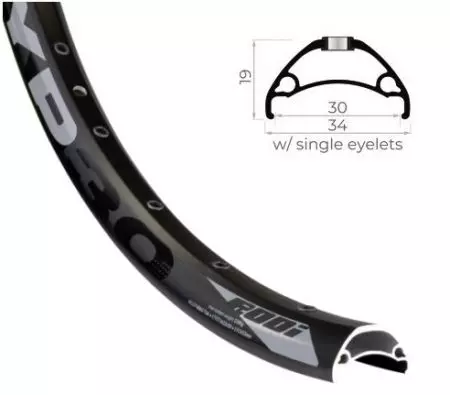 Obręcz rowerowa Rodi Tryp30 29" 622x30 32H - RODI TR293032