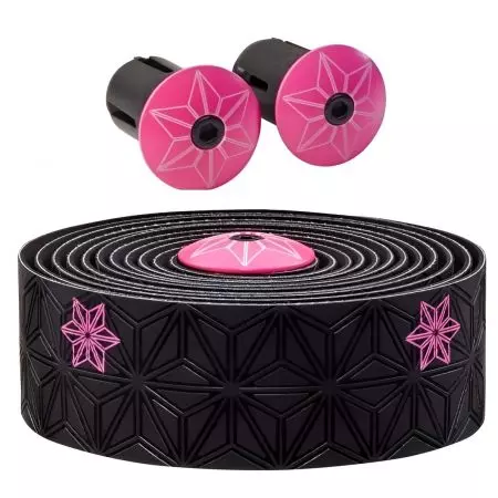 Owijka kierownicy Supacaz Super Sticky Galaxy czarno różowy