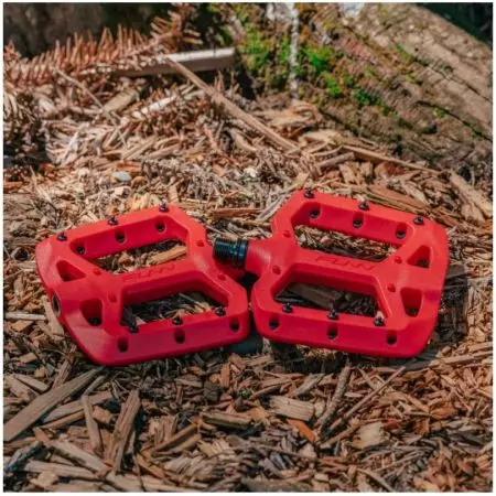 Pedały rowerowe Funn Taipan platformowe czerwone - PD23TP-03