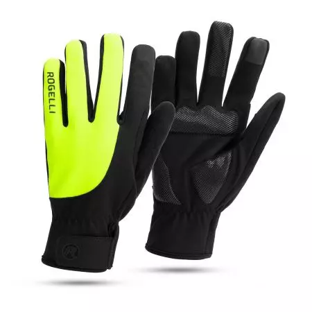 Rękawiczki rowerowe Rogelli Core II żółte L