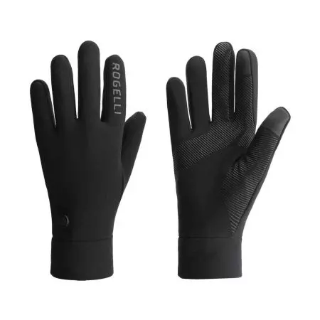 Rękawiczki rowerowe Rogelli Essential Thermal czarne M