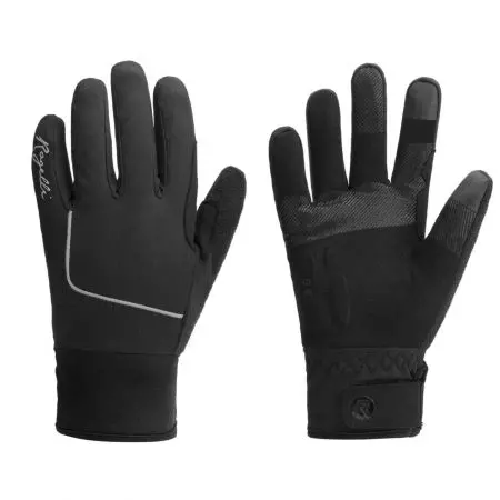 Rękawiczki rowerowe Rogelli Essentional LDS czarne M - 351934-000-3 - 351934-000-3