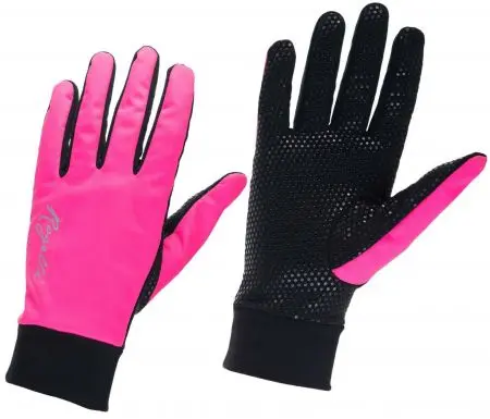 Rękawiczki rowerowe Rogelli Laval Ladies różowe M - 010.662-800-3