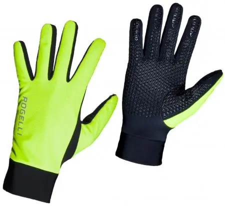 Rękawiczki rowerowe Rogelli Laval żółte L - 006.104-500-4