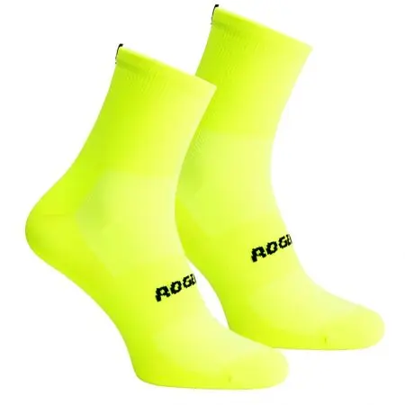 Skarpetki rowerowe Rogelli Essentional 2 pary żółte XL