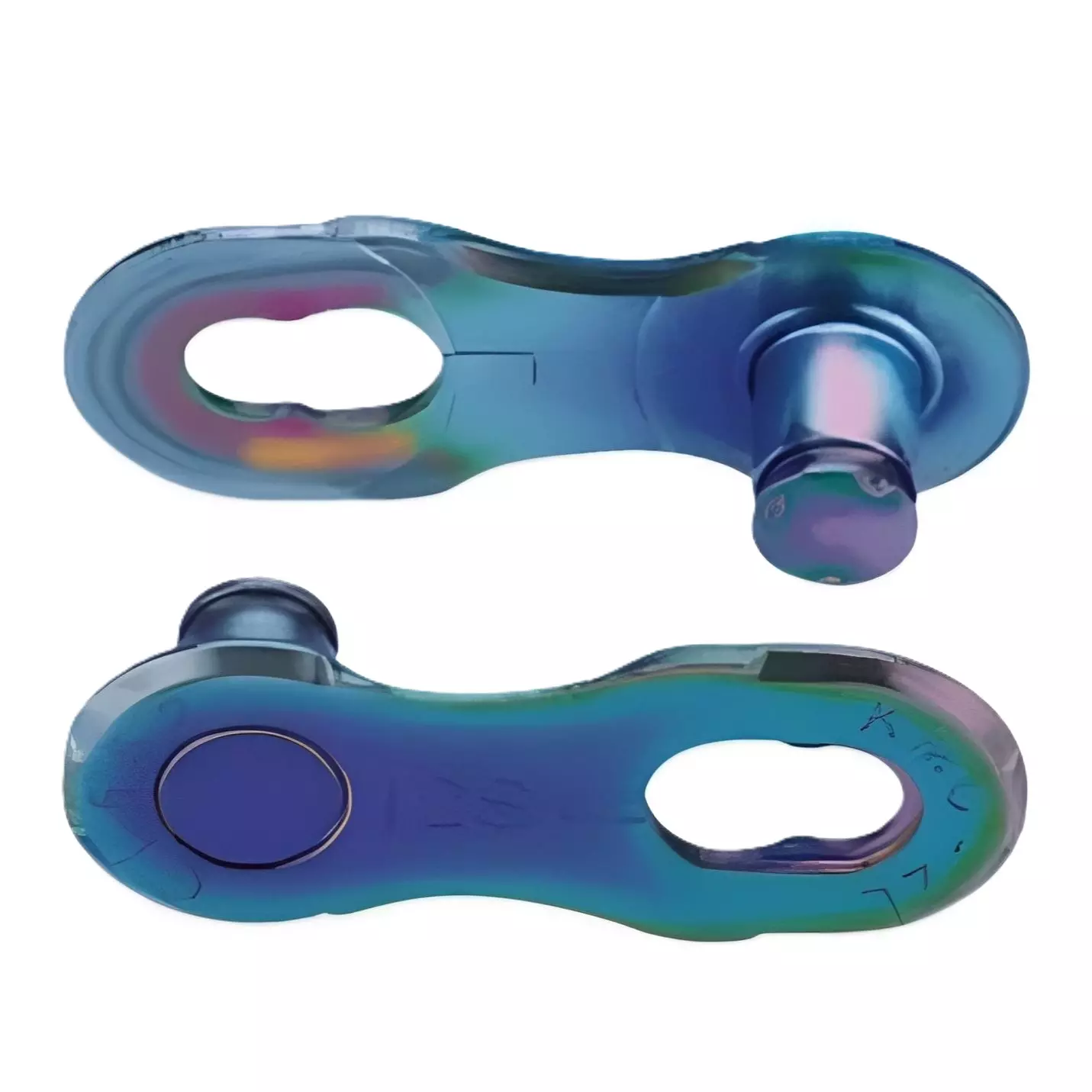 Spinka do łańcucha rowerowego 12s KMC FLATNR 2szt aurora niebieska