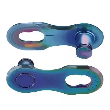 Spinka do łańcucha rowerowego 12s KMC FLATNR 2szt aurora niebieska