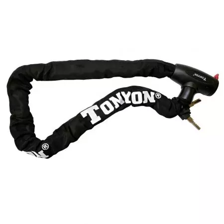 Zapięcie rowerowe łańcuch Tonyon na klucz 6x900mm - TY759
