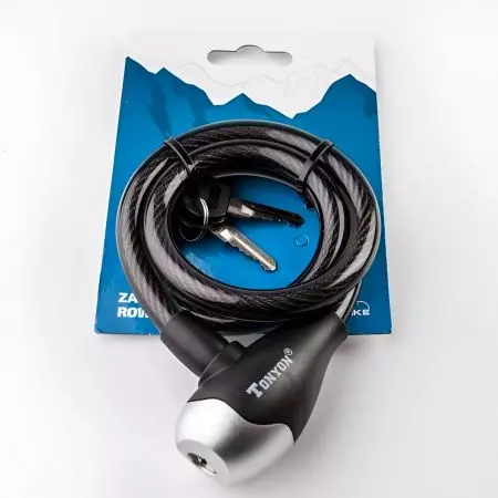 Zapięcie rowerowe pętla Tonyon na klucz 12x800mm - TY457