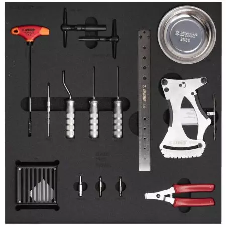 Zestaw kluczy do budowy kół Unior na wkładce - 629839 - 629839