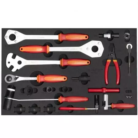 Zestaw kluczy do napędu rowerowego Unior na wkładce - 629189 - 629189