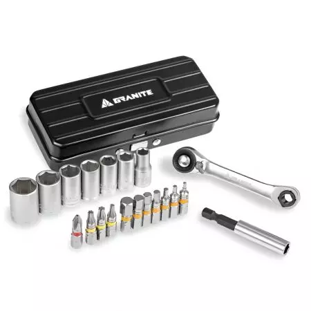 Zestaw narzędzi Granite Duet grzechotka - GMS2401-01