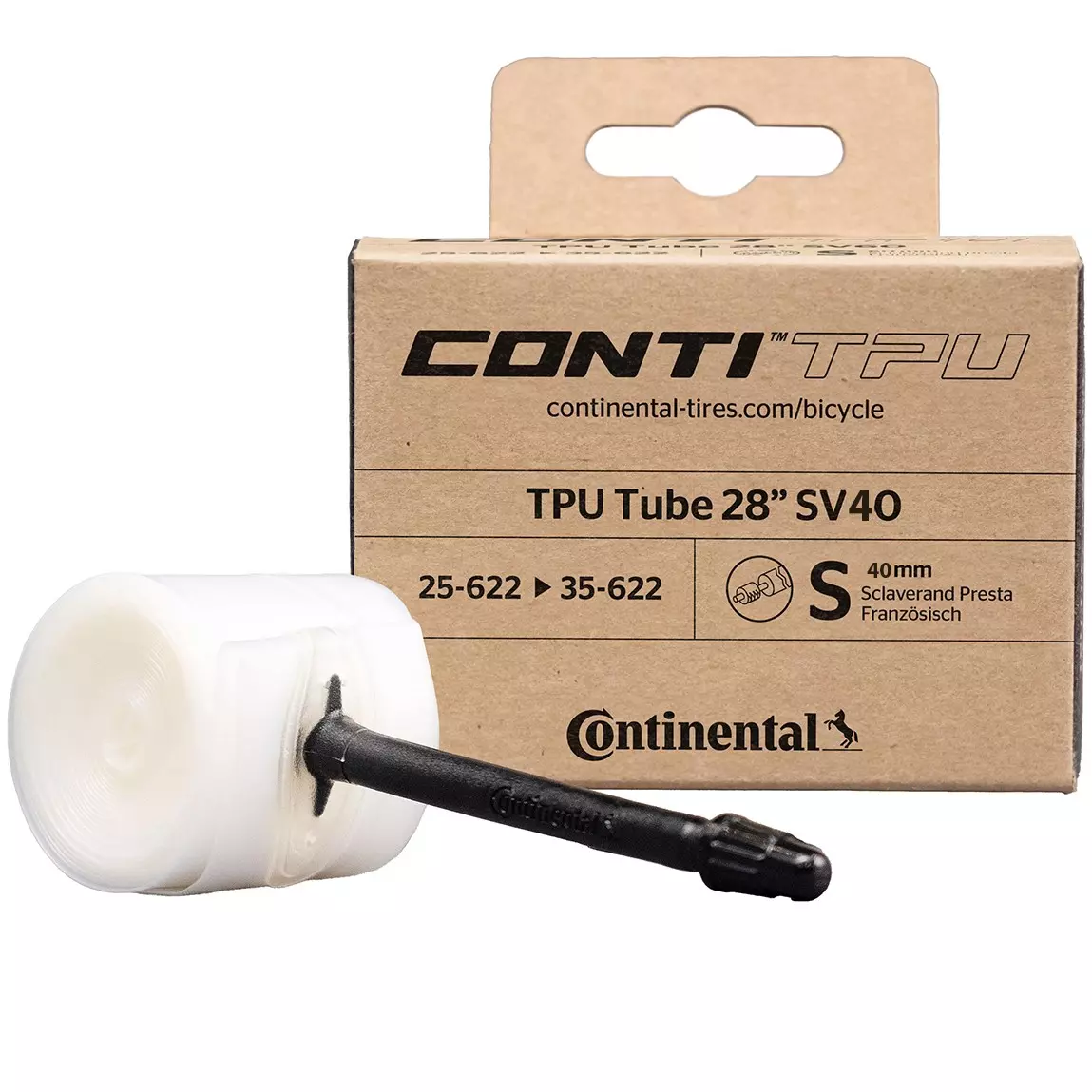 Dętka rowerowa Continetal TPU 25/35-622 40mm