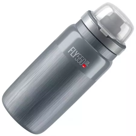 Bidon Rowerowy Elite FLY MTB Tex szary 550ml