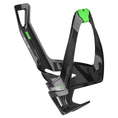 Koszyk bidonu Elite Cannibal XC Czarno-zielony