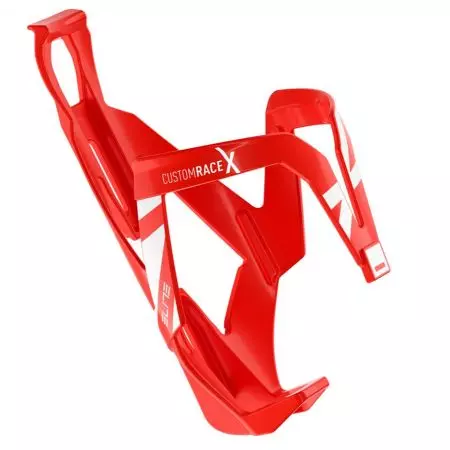 Koszyk bidonu Elite Custom RaceX czerwono biały
