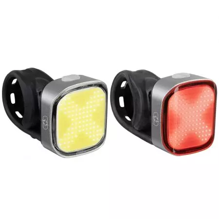 Lampki rowerowe zestaw OXF Ultra Cube-X USB