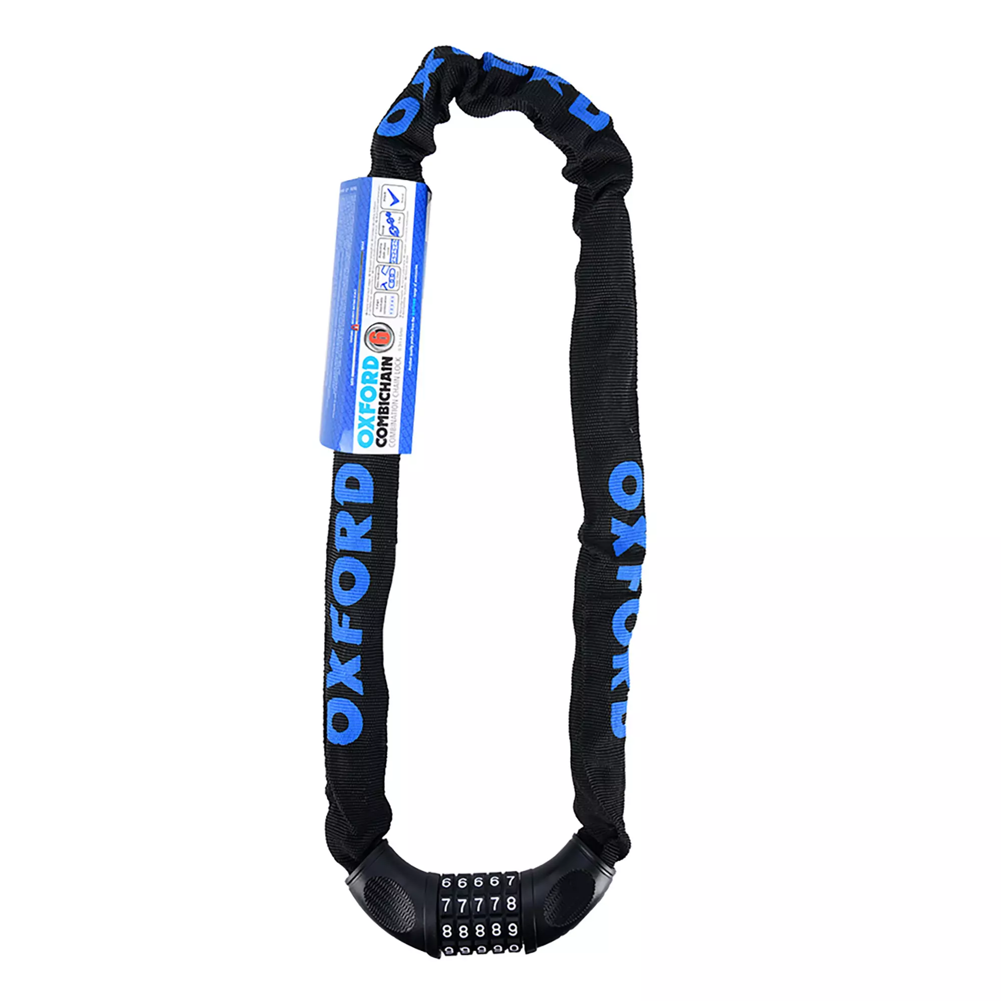 Zapięcie rowerowe OXF Combistal 6x900mm szyfr