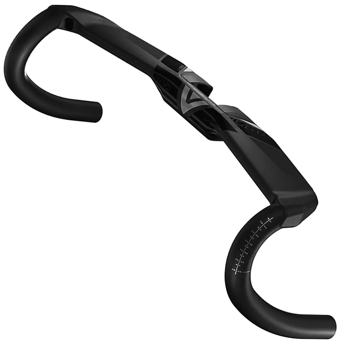 Kierownica rowerowa PRO Vibe Aero 37cm/31.8mm Carbon