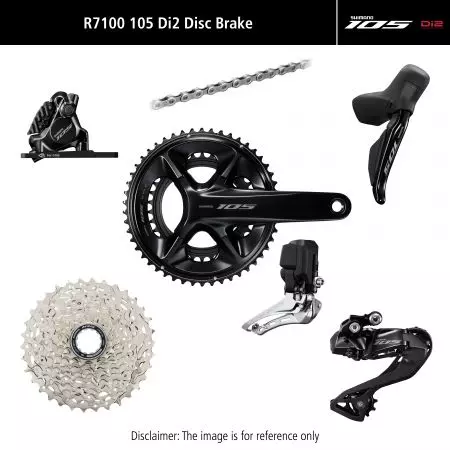 Grupa Shimano 105 Di2 R7100 170mm 50/34T 11-34T
