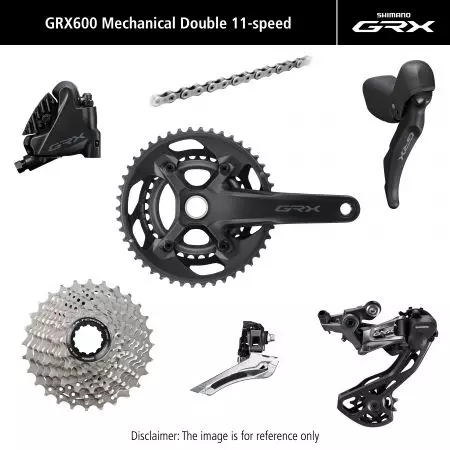 Grupa Shimano GRX 600 172.5mm 46/30T 11-32T