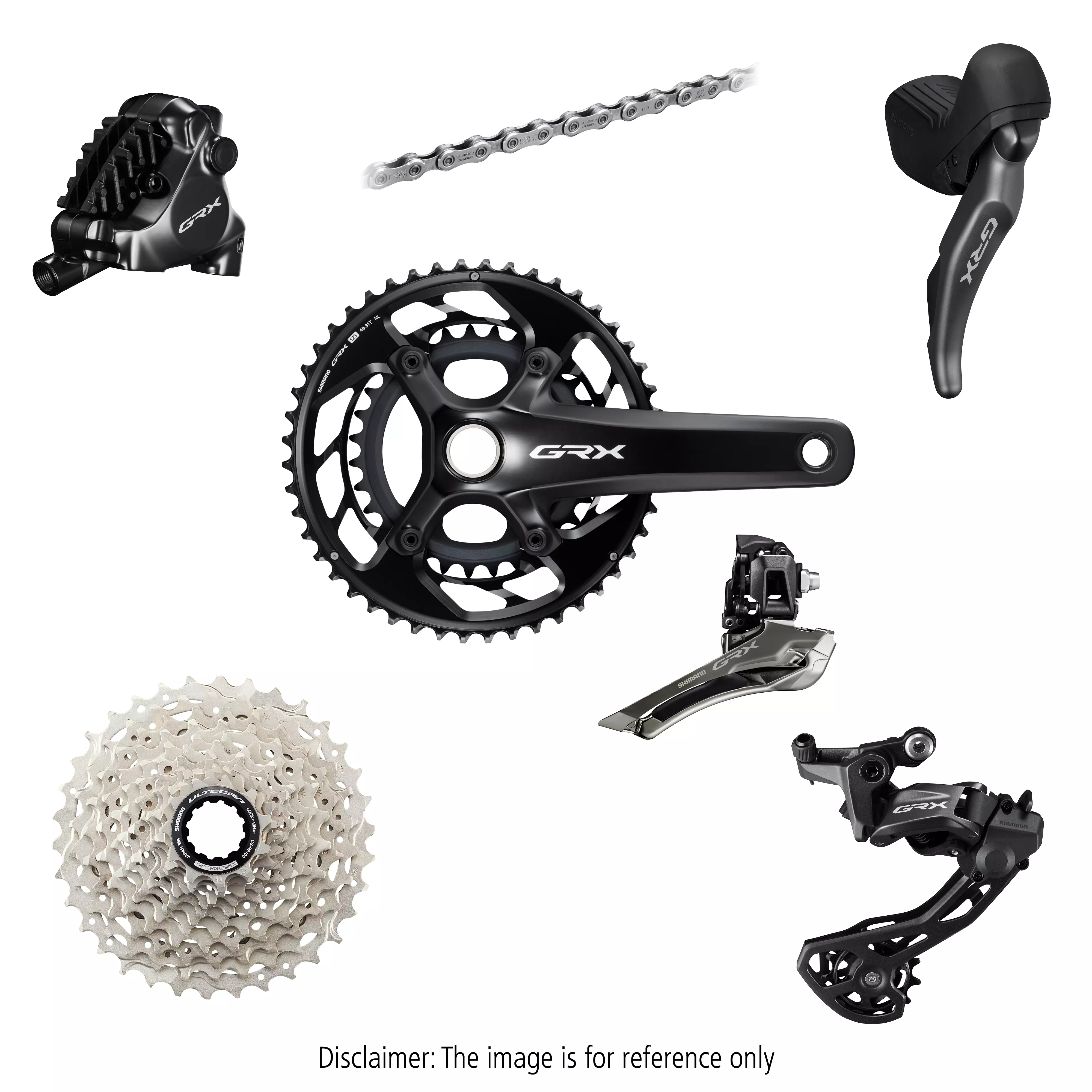 Grupa Shimano GRX 820 170mm 48/31T 11-34T