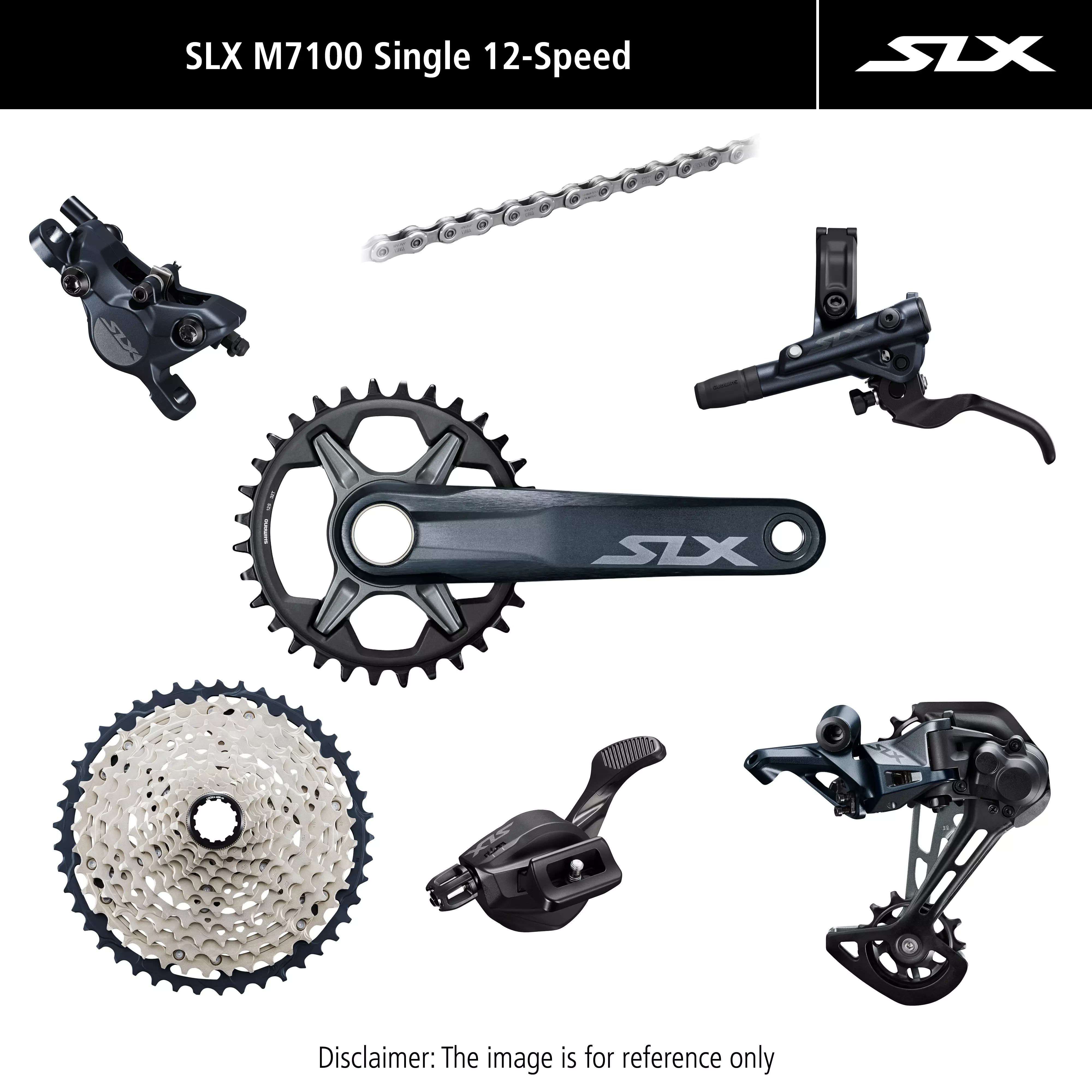 Grupa Shimano SLX M7100 170mm 32T 10-51T