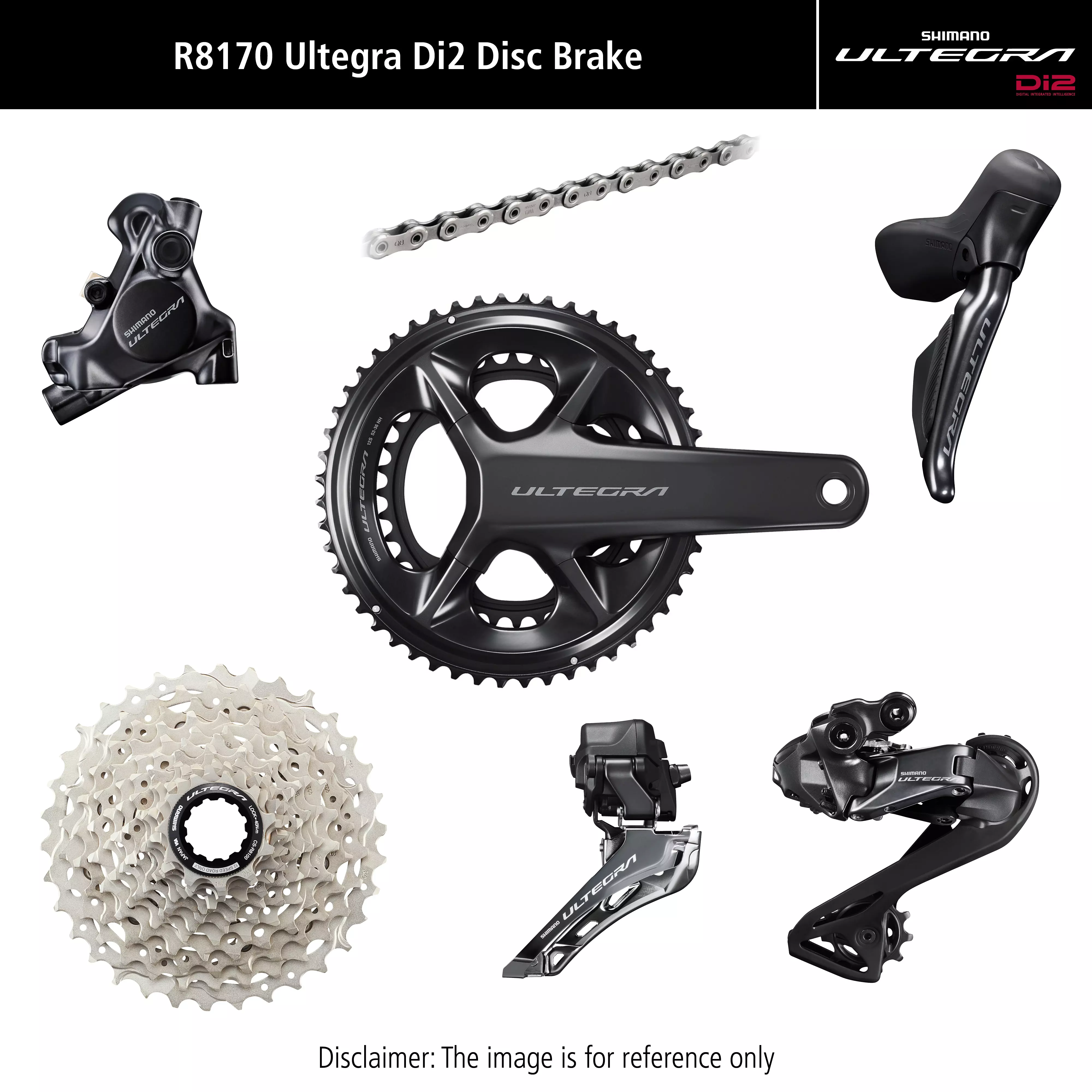 Grupa Shimano Ultegra Di2 R8170 170mm 52/36T 11-34T