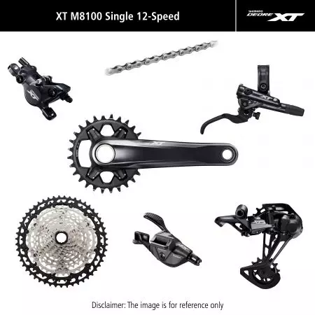 Grupa Shimano XT M8100 4-Tłoki 170mm 32T 10-45T I-spec EV