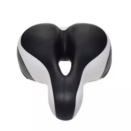 Siodełko rowerowe Leoshi czarno białe - AWR2072E