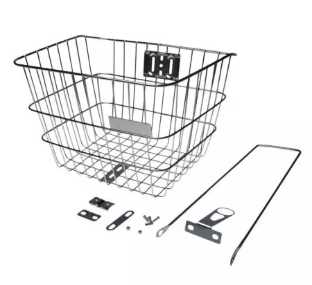 Kosz rowerowy na kierownice metalowy - AWR1975