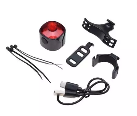 Lampka rowerowa tylna podsiodłowa USB - AWR1179