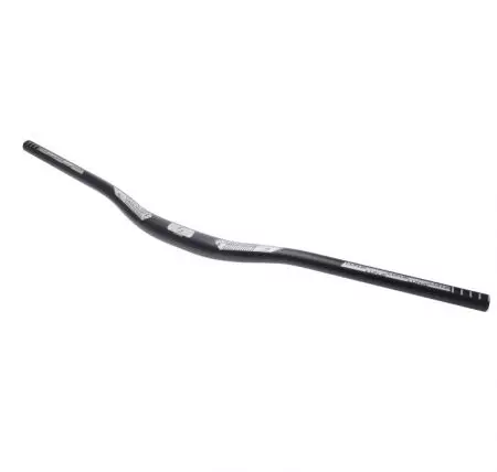 Kierownica rowerowa gięta 31,8/780 mm Czarna wzmacniana