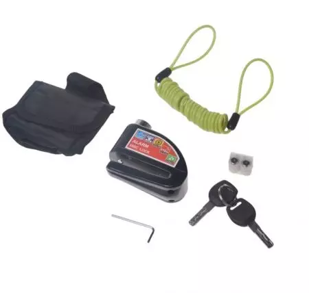 Blokada tarczy hamulcowej 6x54x7 mm Alarm Czarna - AZ9071