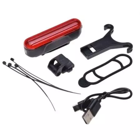 Lampka rowerowa tylna podsiodłowa Slim USB - AWR1180