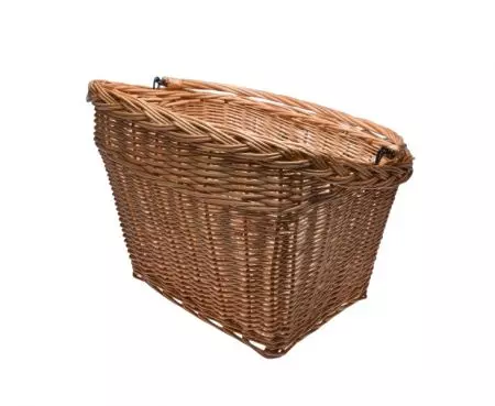 Kosz rowerowy na kierownice wiklinowy zawieszany - AWR1979