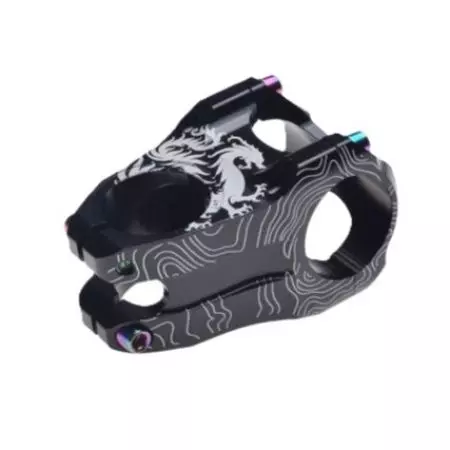 Wspornik kierownicy mostek 31,8/45mm Czarny