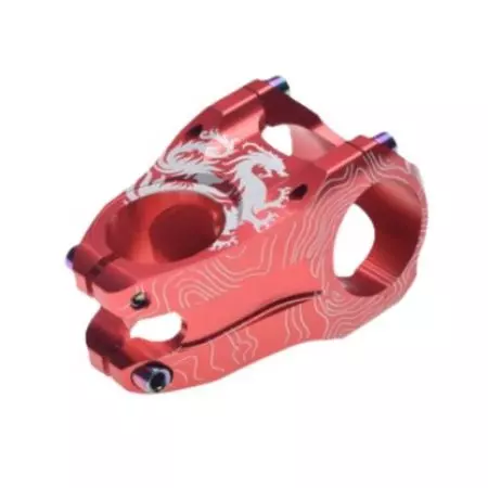 Wspornik kierownicy mostek 31,8/45mm Czerwony