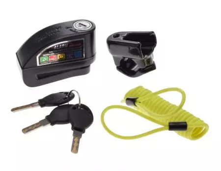 Blokada tarczy hamulcowej 6x54x7 mm Alarm on/off czarna - AZ9051