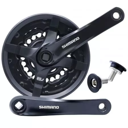 Mechanizm korbowy Shimano FC-TY501 42/34/24 170mm + śruby