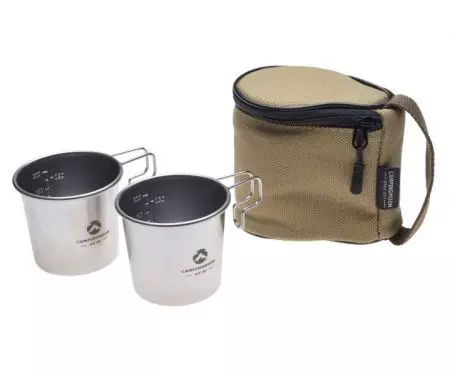 Kubek turystyczny 2 sztuki 210ml zestaw camping