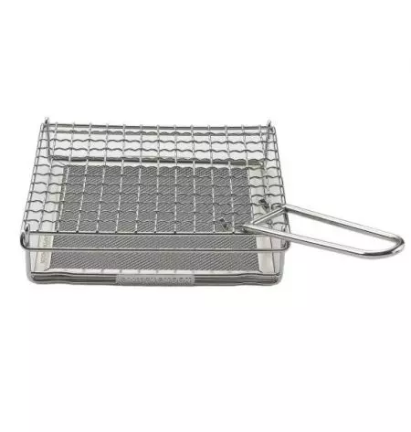 Grill tost przenośny turystyczny stal nierdzewna