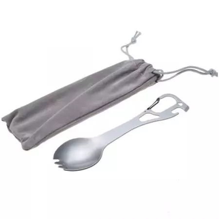 Multitool 5w1 łyżka widelec turystyczne camping
