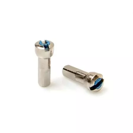 Nyple Alpina mosiądz ABS 15mm 18szt Srebrne