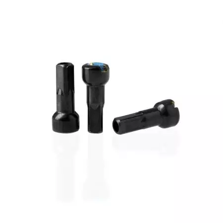 Nyple Alpina mosiądz ABS 15mm 18szt Czarne