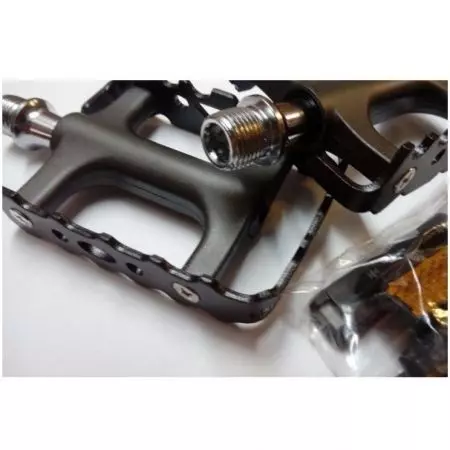 Pedały rowerowe platformowe Zeray MTB ZP-975C alu czarne 